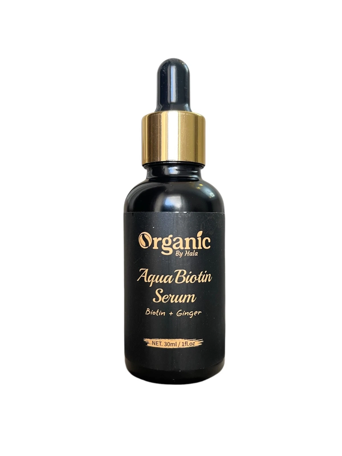 Aqua Biotin Hair Serum by OrganicbyHala | Hair Growth, Root Strength & Shine