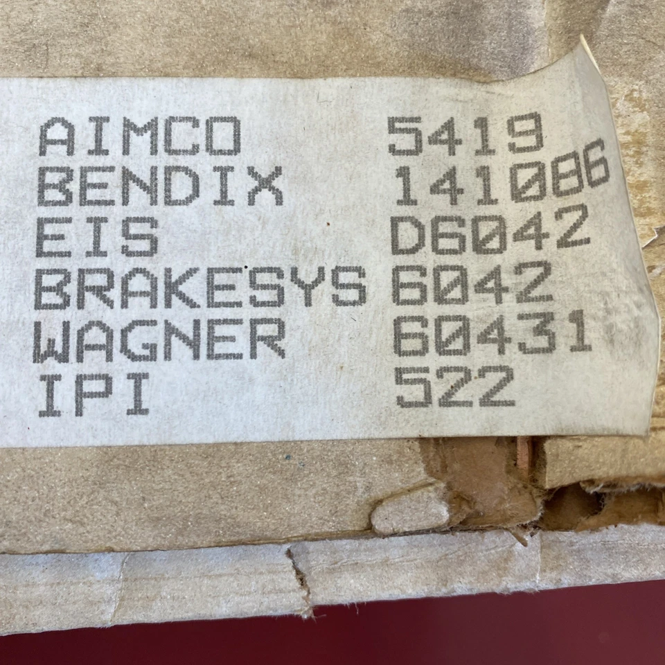 74-80 FORD MERCURY LINCOLN CUBO E ROTOR BD60431 WAGNER 60431 DIANTEIRO GRANADA COMET - Imagem 3 de 4