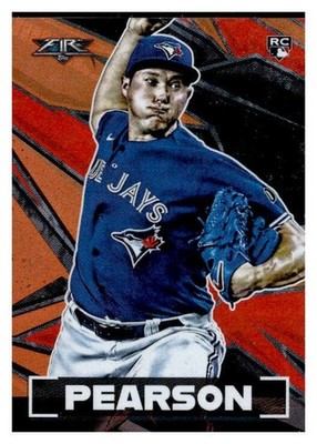 2021 Topps Fire #25 Nate Pearson Orange #/299