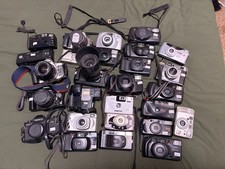 LOT OF 45 35mm Film Cameras UNTESTED