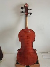 4/4 violin Guarneri model European flamed maple back spruce top hand carved 01