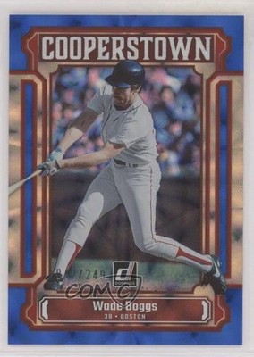 2023 Panini Donruss Cooperstown Blue 42/249 Wade Boggs #CT8 HOF n0c