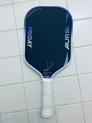 BRAND NEW Friday Aura Pro Elongated 16mm Pickleball Paddle in Lunar Purple