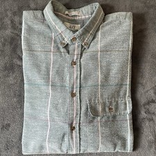 Van Heusen 417 Mens Button Up Long Sleeve Dress Shirt Size XL