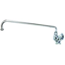 T S Brass B-0210-060X Single Hole Single Temperature Wall Mount Faucet