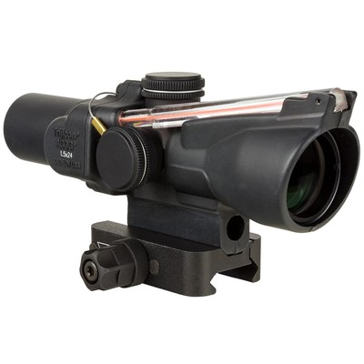 Trijicon ACOG 1.5x24 Red Crosshair Riflescope w/Q-LOC Mount