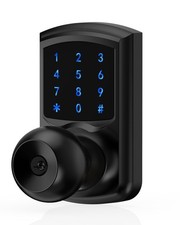Keyless Entry Door Lock with Code, Keypad Door Lock with Handle, Touchscreen ...