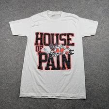 Vintage House of Pain Shirt Men Medium Wrestling Team Made USA 90s Single Stitch