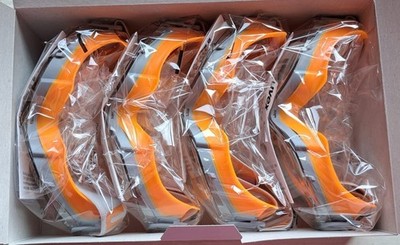 4er Set Uvex Vollsichtbrille Ultrasonic orange Schutzbrille Arbeitsschutz