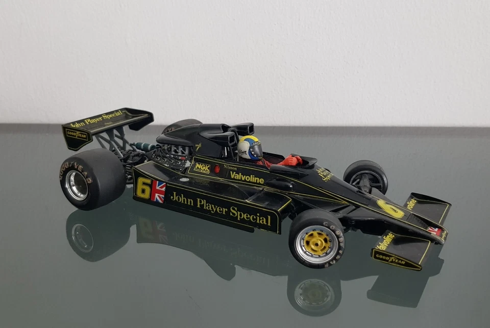 Rar TAMIYA LOTUS 78 Cosw. V8 #6 " G. Nilsson " GP Spa Tabak J.P.S 1977 1:20 - Bild 4 von 4