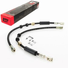 2x Bremsschlauch Leitung Bremse +Haltefeder vorne für Audi A1 8X - 550 mm