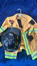 Teetot  Company Firefighter Costume Set Helmet Jacket Pants Reflective 7-8