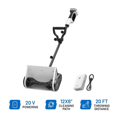 #ad #ad Litheli U20 Cordless Snow Shovel 20V 12 Inch Clearing Width Brushless Motor $121.00