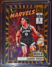 Jackie Young 2025 Panini WNBA Donruss Orange Fireworks  /75 Las Vegas Aces