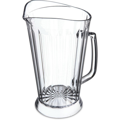 Carlisle Foodservice Products Crystalite Tall Pitcher Rounded Pitcher For