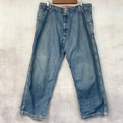 Y2K Levis SilverTab Urban Worker Jeans Mens 38x30 Baggy Carpenter Street Skater