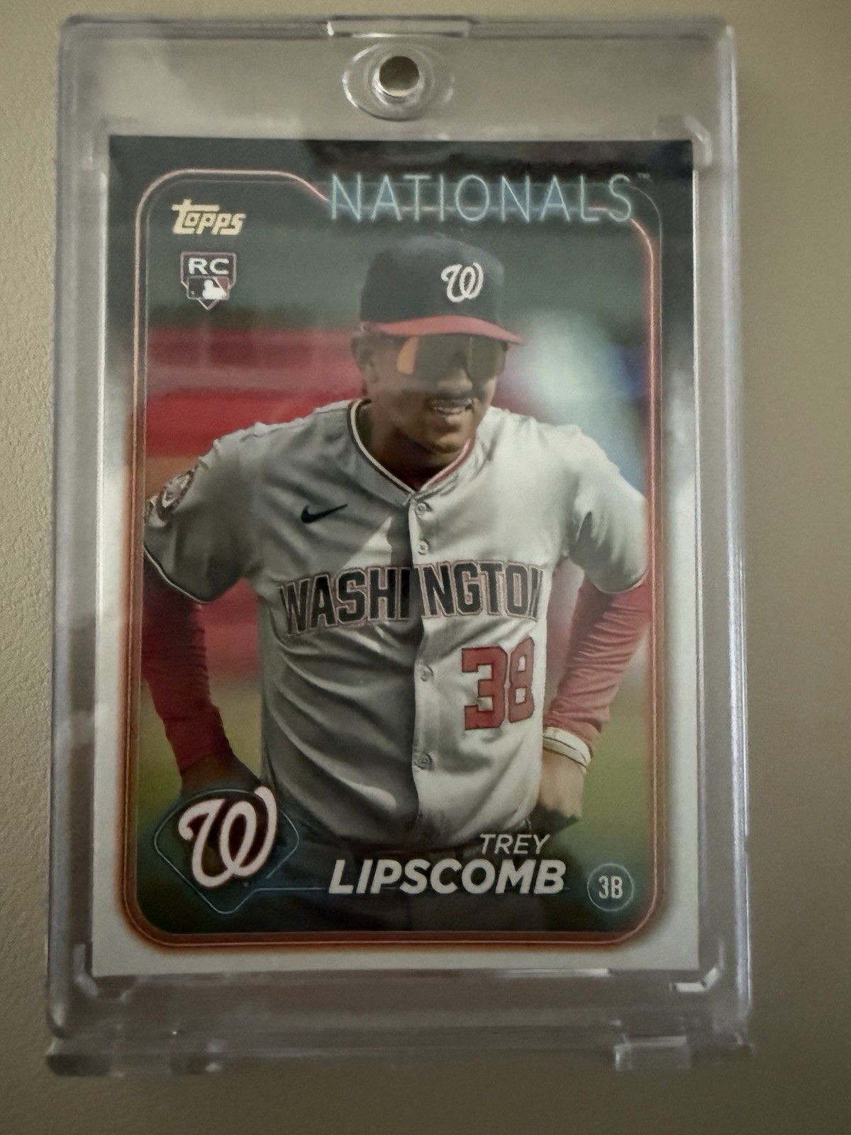 2024 Topps Update #US143 Trey Lipscomb Golden Mirror SP