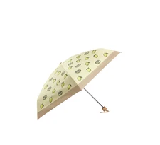 NWT Coach CAQ31 UV Protection Mini Umbrella In Lemon  Print
