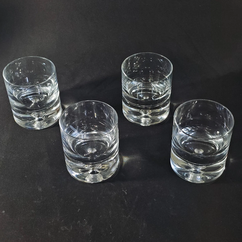 BLOCK KARLSTADT DBL OLD FASHIONED GLASSES, Cut Lead Crystal, 4 1/8", 10 Oz, 4PC - Image 2 of 4