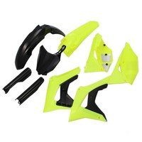 Kit Von PflegetüCher Tuch Polisport Schwarz/Gelb Neon-Honda Crf 450 F FüR Moto