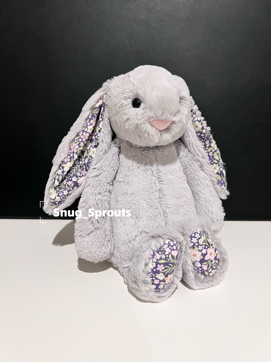 AUTHENTIC‼️ NWT Jellycat Blossom Silver Bunny 'Bloom' Medium