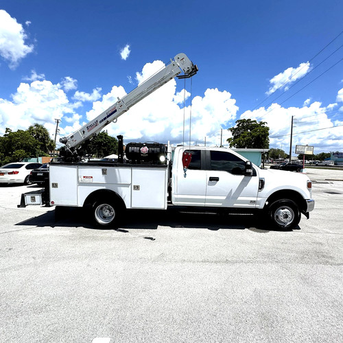 2022 FORD SUPER DUTY F-350 DRW 4X4 UTILITY SERVICE MECHANICS TRUCK WITH EC3200