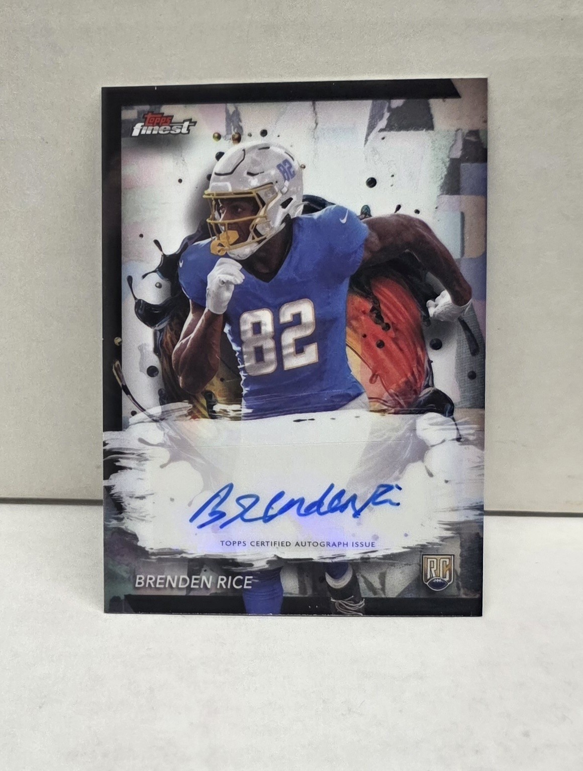 Brenden Rice Panini Prizm Rookie Variation #7 Base
