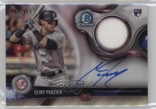 2018 Bowman Chrome Relics 142/150 Clint Frazier #BCAR-CF Auto 2f9