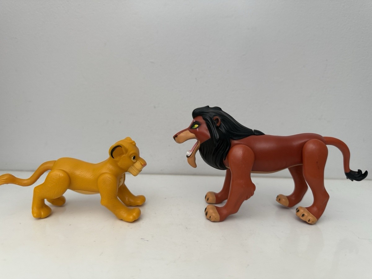 Disney Lion King Scar Figure Lion Guard Deluxe Movable Legs Rare - Main Image