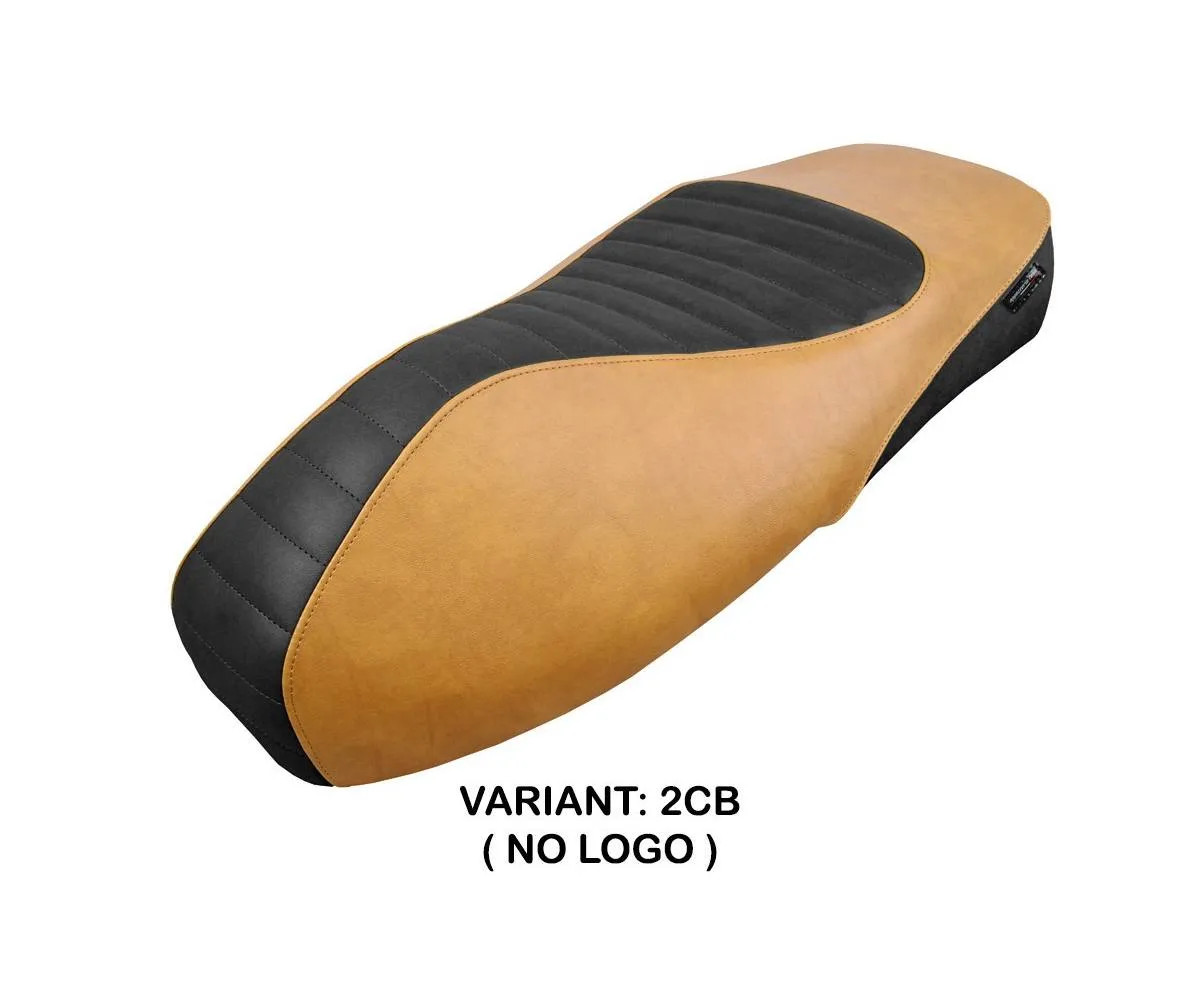 Seat saddle cover Alicudi Camel CB Tpz compatible for VESPA GTS 125 2009 > 2026