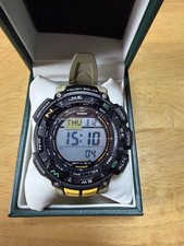 Orologio Casio Pro Trek Solar Field PRG 240 5JF con scatola scatola originale manuale