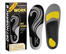 Work Insoles for Standing All Day, 200 lbs Heavy Duty High Arch Support Inser...