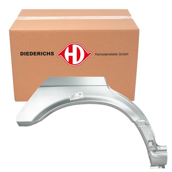 Diederichs Seitenwand Radlaufrand Reparaturblech FüR Mercedes W126 Hinten Rechts-image
