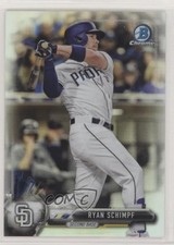 2017 Bowman Chrome Refractor 387/499 Ryan Schimpf #74 fm0