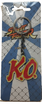 Street Fighter Schlüsselanhänger K.O. Knock Out Capcom Keyring Neu OVP #