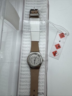Swatch Irony Lady Taupinou YSS321. Swiss. SS. Box and Papers. New Bat. Runs.
