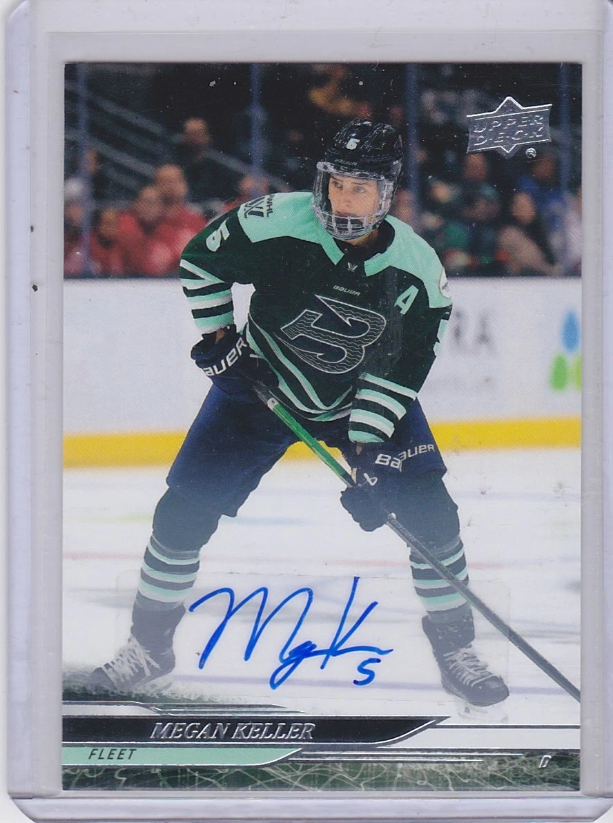 2025 Upper Deck PWHL 2nd Edition Megan Keller Autograph - Boston Fleet - RARE