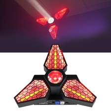 Rockville LEAF SPINNER 250w DJ/Stage 3-In1 Rotating Effect Light, 26 Chan DMX
