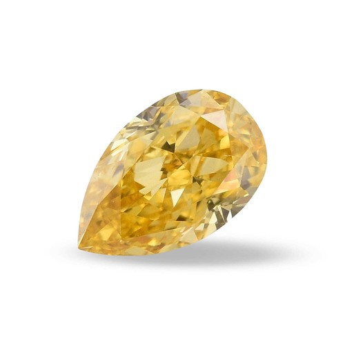 0.31 Carat Fancy Intense Orange-Yellow Natural Diamond Loose Pear Shape VS1 GIA - Picture 3 of 6