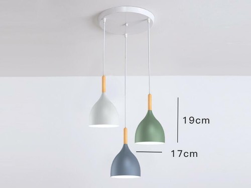 Kitchen Colourful Pendant Lamp Ceiling Light Chandelier Dining Room Bar Shop - Picture 17 of 21
