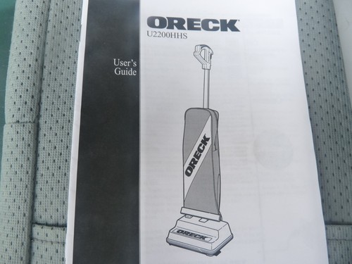 Oreck XL Classic Upright Vacuum Model U2200HHS /w 5 Charcoal Filter Bags - Picture 10 of 14
