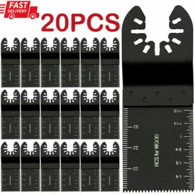 20pcs Oscillating Multi Tool Saw Blades Set For Dewalt Makita Bosch Fein Blade