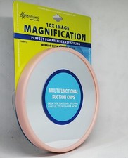 Travel Makeup Mirror 10x Magnifying With Two Suction Cups Cosmetics 14