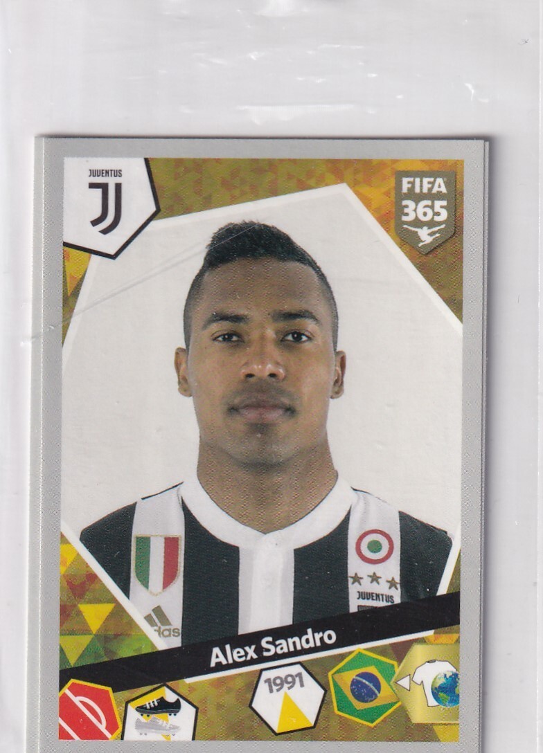 Panini Fifa 365 2018 Sticker Nr. 330 Alex Sandro | eBay