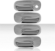 2006-2010 Chrome Door Handle Cover Wdriver Keyhole For Dodge Charger