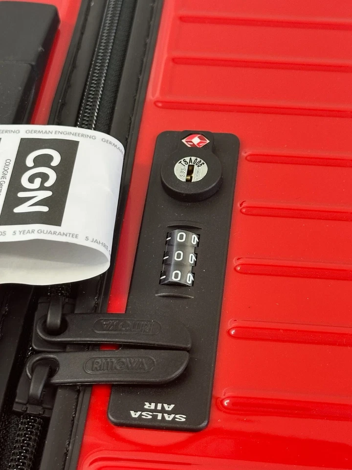 Rimowa Salsa Air Check-in MW63, MW73 (pre-LVMH, old series) -rot- FULL Set, NEW - Bild 4 von 4