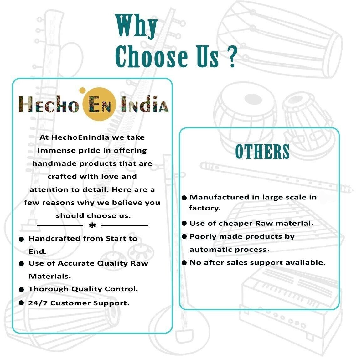 Folk Musical Instrument Indian Middle Eastern Wide Body Shell Frame ...