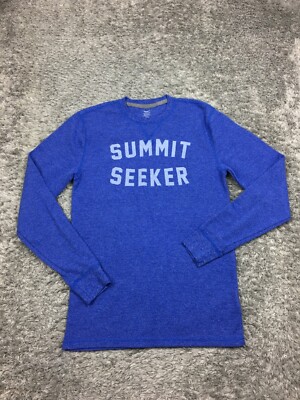 Old Navy Soft-Washed Ultra-Doux Shirt Womens Size Small Blue LS Summit Seeker