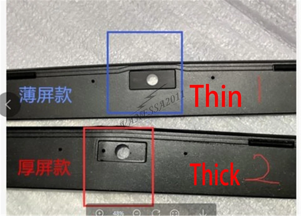 Apache Pro LCD Back Cover Rear Lid MSI GE72 2QF 6QD 6QE 6QF 6QL plastics shell - Image 4 of 4