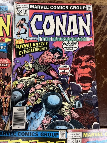 Lot of 7 Marvel Conan The Barbarian #78 #80 #81 #82 #83 #87 #88 Comic Books 1978 - Picture 4 of 9